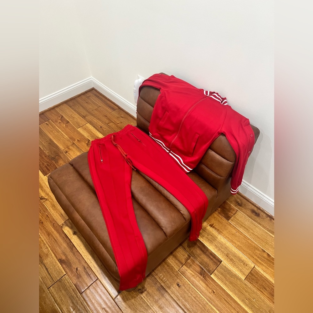 Red 2 pc Track Suit